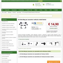 Kit Click-Stop per zanzariere verticali a molla Genius