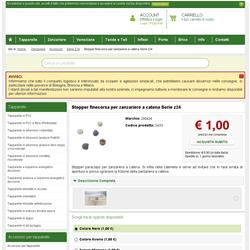 Stopper finecorsa per zanzariere a catena Serie z24