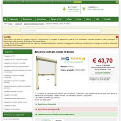Zanzariera verticale a molla 46 Genius