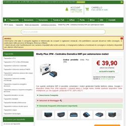 Shelly Plus 2PM - Centralina Domotica WiFi per automazione motori