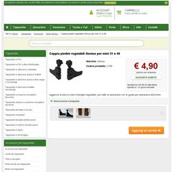 Coppia piedini regolabili Genius per mini 31 e 46