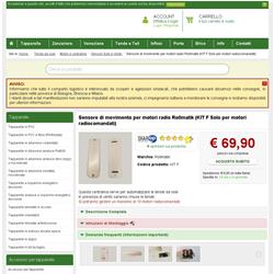 Sensore di movimento per motori radio Rollmatik (KIT F Solo per motori radiocomandati)