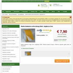 Nastro biadesivo extra strong 50mt - larghezza 5cm