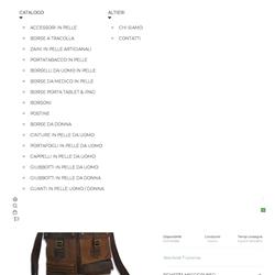 Tracolla da uomo belst canyon | altieri confezioni - Altieri Confezioni | Borse, Abbigliamento ed Accessori in Pelle