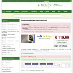 Cassonetto coibentato - Ispezione frontale