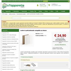 Lastre in policarbonato compatto su misura