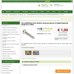 Vite autofilettante testa cilindrica zincata per placche avvolgitori tapparelle (Scegli 10x o 1000x)