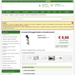 Accessori di fissaggio frontale a coccinella (4 pezzi)