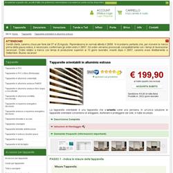 Tapparelle orientabili in alluminio estruso