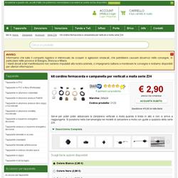 kit cordino fermacorda e campanella per verticali a molla serie Z24