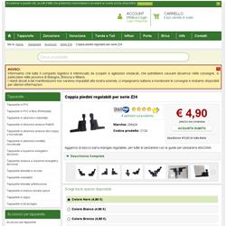 Coppia piedini regolabili per serie Z24