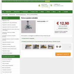 Perno su piastra estraibile